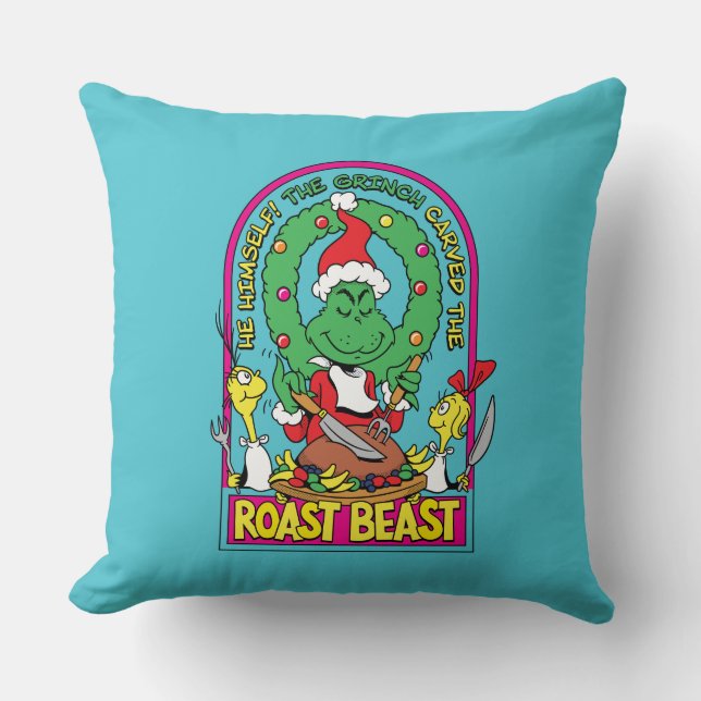 Dr. Seuss | Roast Beast Grafisch Kussen (Voorkant)