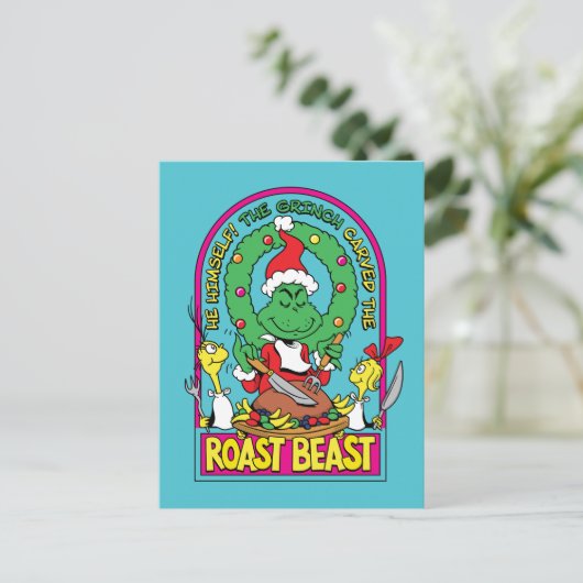 Dr. Seuss | Roast Beast Graphic Briefkaart (Staand voorkant)