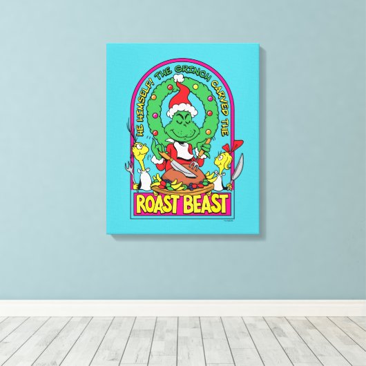 Dr. Seuss | Roast Beast Graphic Canvas Afdruk (Insitu (Houten vloer))