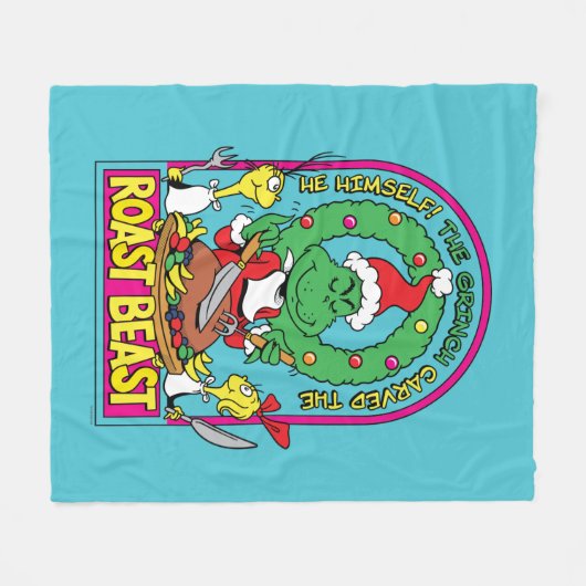 Dr. Seuss | Roast Beast Graphic Fleece Deken (Voorkant (Horizontaal))