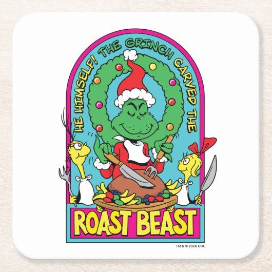 Dr. Seuss | Roast Beast Graphic Kartonnen Onderzetters (Voorkant)