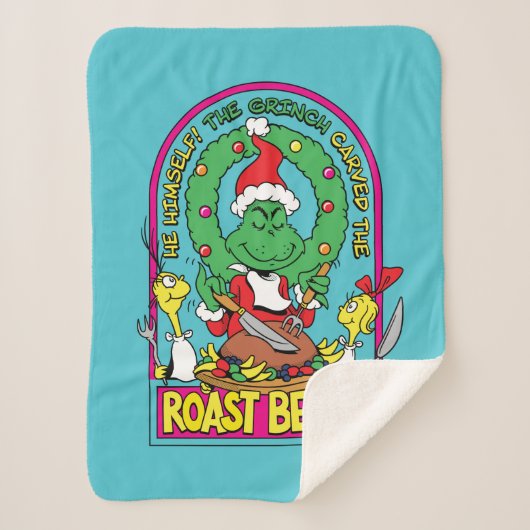Dr. Seuss | Roast Beast Graphic Sherpa Deken (Voorkant)
