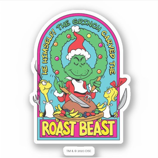 Dr. Seuss | Roast Beast Graphic Sticker (Voorkant)