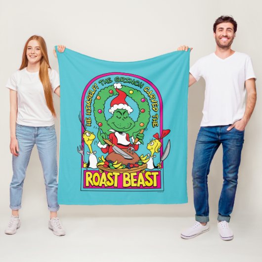 Dr. Seuss | Roast Beest Grafisch Fleece Deken (In situ)