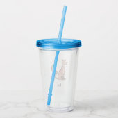 Dr. Seuss | Roze Vos Acryl Drinkbeker (Achterkant)