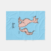 Dr. Seuss | Roze Vos Fleece Deken (Voorkant (Horizontaal))