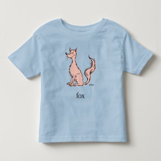 Dr. Seuss | Roze Vos Kinder Shirts (Voorkant)