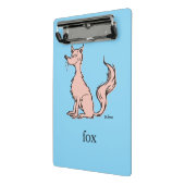 Dr. Seuss | Roze Vos Mini Klembord (Angled2)