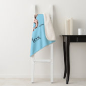 Dr. Seuss | Roze Vos Sherpa Deken (In situ)