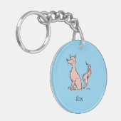 Dr. Seuss | Roze Vos Sleutelhanger (Voorkant Links)