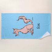 Dr. Seuss | Roze Vos Strandlaken (Voorkant)