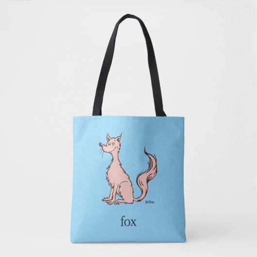 Dr. Seuss | Roze Vos Tote Bag (Voorkant)