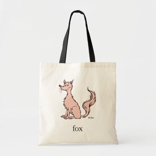 Dr. Seuss | Roze Vos Tote Bag (Voorkant)