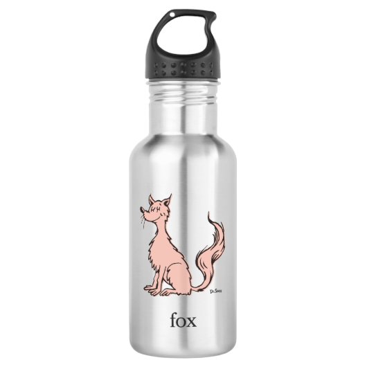 Dr. Seuss | Roze Vos Waterfles (Voorkant)