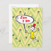 Dr. Seuss | Sam-I-Am Holding Sign Briefkaart (Voorkant / Achterkant)
