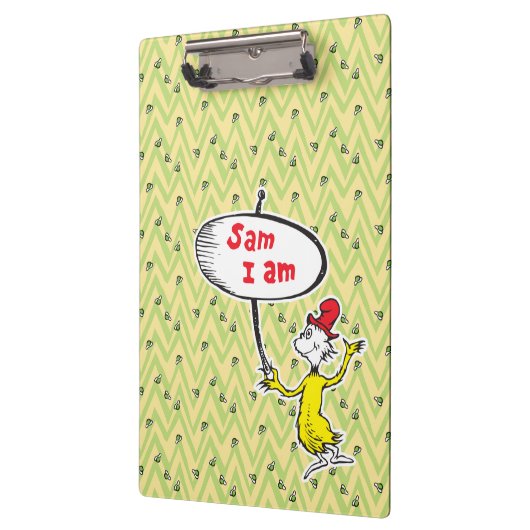 Dr. Seuss | Sam-I-Am Holding Sign Klembord (Links)
