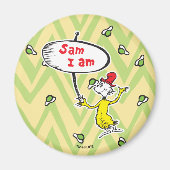 Dr. Seuss | Sam-I-Am Holding Sign Magneet (Voorkant)