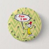 Dr. Seuss | Sam-I-Am Holding Sign Ronde Button 5,7 Cm (Voorkant)