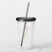 Dr. Seuss | Sam-I-Am met bord Acryl Drinkbeker (Achterkant)