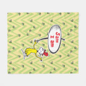 Dr. Seuss | Sam-I-Am met bord Fleece Deken (Voorkant (Horizontaal))