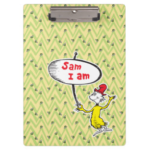 Dr. Seuss Sam-I-Am met bord Klembord