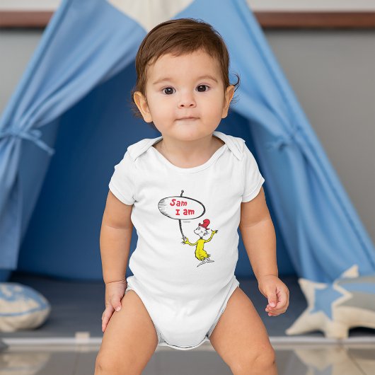 Dr. Seuss | Sam-I-Am met bord Romper