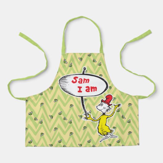 Dr. Seuss | Sam-I-Am met bord Schort (Voorkant)