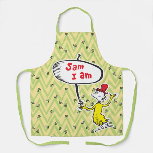 Dr. Seuss | Sam-I-Am met bord Schort (Voorkant)