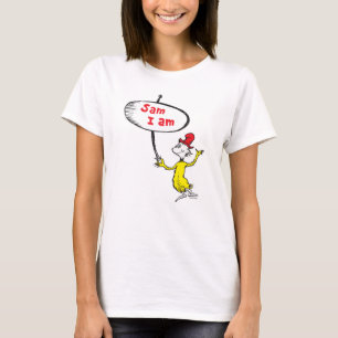 Dr. Seuss Sam-I-Am met bord T-shirt