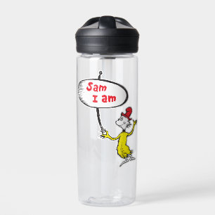 Dr. Seuss Sam-I-Am met bord Waterfles
