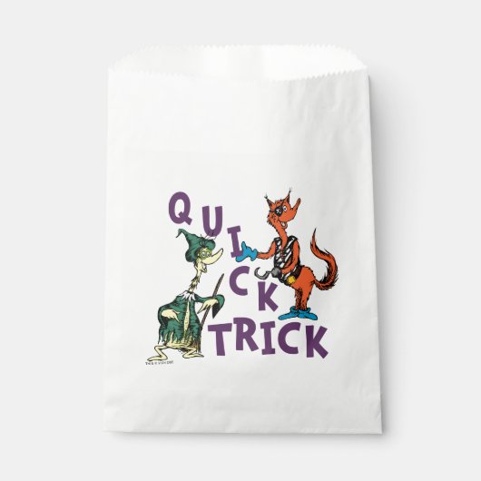 Dr. Seuss | Snel truc Halloween-afbeelding Bedankzakje (Voorkant)