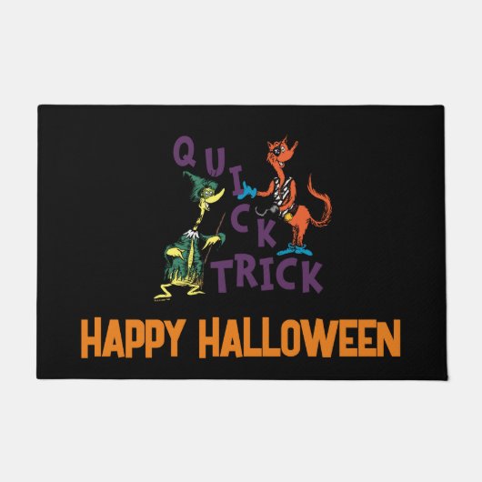 Dr. Seuss | Snel truc Halloween-afbeelding Deurmat (Voorkant)
