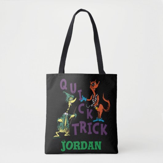 Dr. Seuss | Snel truc Halloween-afbeelding Tote Bag (Voorkant)