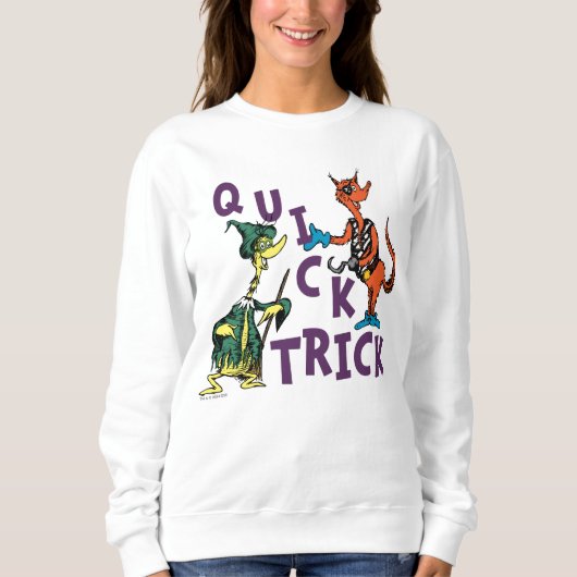 Dr. Seuss | Snel truc Halloween-afbeelding Trui (Voorkant)