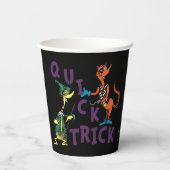 Dr. Seuss | Snel Trucje Halloween Grafiek Papieren Bekers (Achterkant)