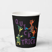 Dr. Seuss | Snel Trucje Halloween Grafiek Papieren Bekers (Voorkant)