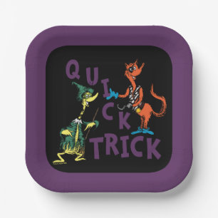 Dr. Seuss Snel Trucje Halloween Grafiek Papieren Bordje