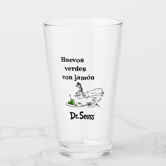 Dr. Seuss Spaanse Groene Eieren met Ham Glas (Voorkant)