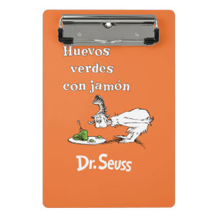 Dr. Seuss Spaanse Groene Eieren met Ham Mini Klembord
