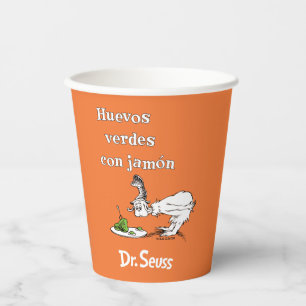 Dr. Seuss Spaanse Groene Eieren met Ham Papieren Bekers