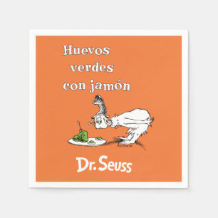Dr. Seuss Spaanse Groene Eieren met Ham Servet