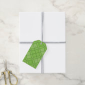 Dr. Seuss | St. Patrick's Day geruite patroon Cadeaulabel (Met Touw)