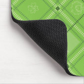 Dr. Seuss | St. Patrick's Day geruite patroon Muismat (Hoek)