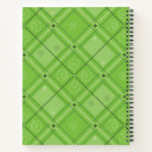 Dr. Seuss | St. Patrick's Day geruite patroon Notitieboek (Achterkant)