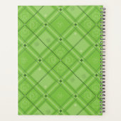 Dr. Seuss | St. Patrick's Day geruite patroon Planner (Achterkant)