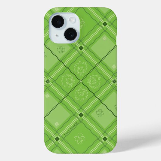 Dr. Seuss | St. Patrick's Day Schotse ruit-patroon Case-Mate iPhone Case (Achterkant)