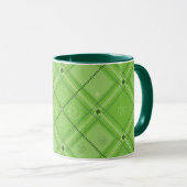 Dr. Seuss | St. Patrick's Day Schotse ruit-patroon Mok (Voorkant rechts)