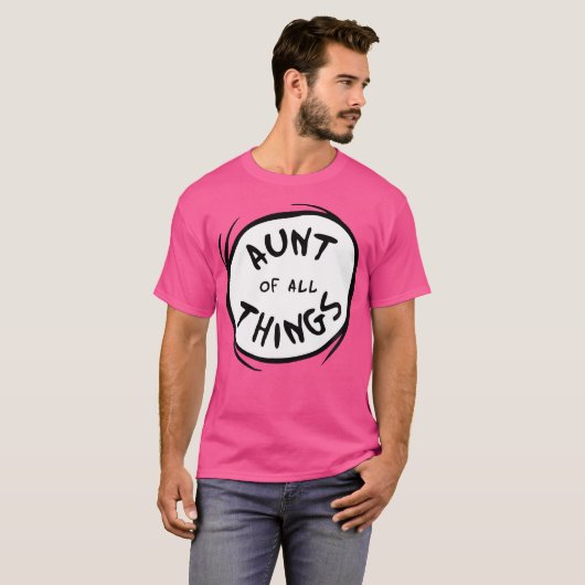 Dr. Seuss Tante van Alle Dingen Embleem Kleur Opti T-shirt (Voorkant volledig)