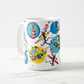Dr. Seuss | Tekens met Potloden Patroon Koffiemok (Voorkant links)