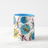 Dr. Seuss | Tekens met Potloden Patroon Mok (Midden)